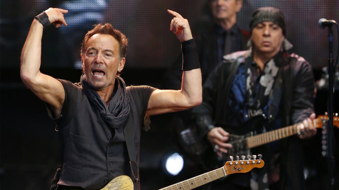 Bruce Springsteen en el estadio de Anoeta de San Sebasti&aacute;n