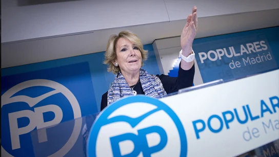 La portavoz del Partido Popular en el Ayuntamiento de Madrid, Esperanza Aguirre La portavoz del Partido Popular en el Ayuntamiento de Madrid, Esperanza Aguirre