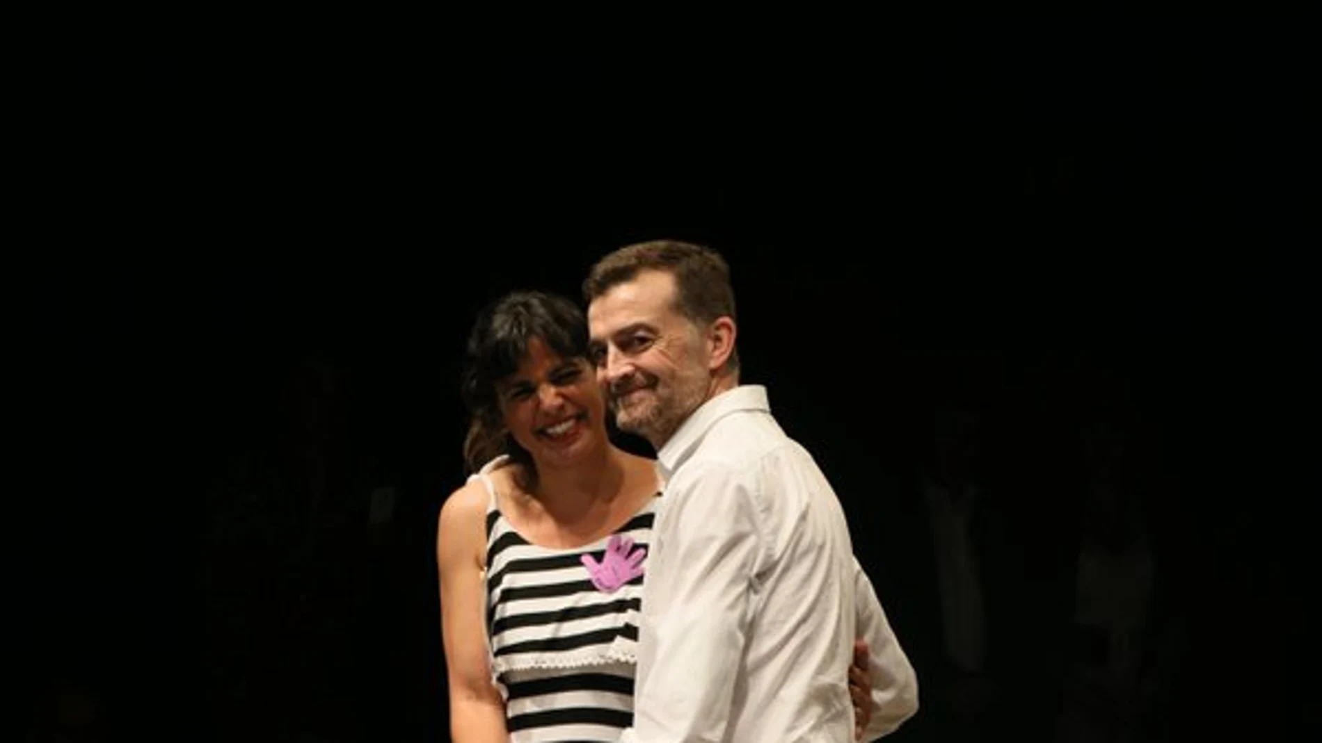 Teresa Rodríguez y Antonio Maíllo