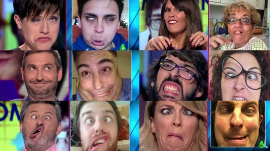 Los zapeadores imitan los caretos de los espectadores Los zapeadores imitan los caretos de los espectadores
