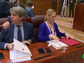 Frame 23.659874 de: Tenso pleno en la Asamblea de Madrid con los diputados del PP señalados por Marjaliza Frame 23.659874 de: Tenso pleno en la Asamblea de Madrid con los diputados del PP señalados por Marjaliza