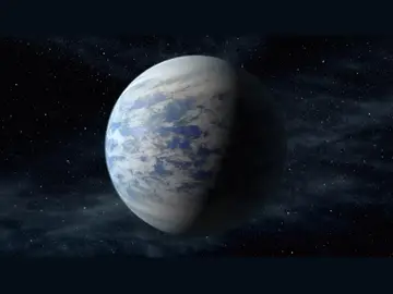 Representación artística del exoplaneta Kepler-69c Representación artística del exoplaneta Kepler-69c