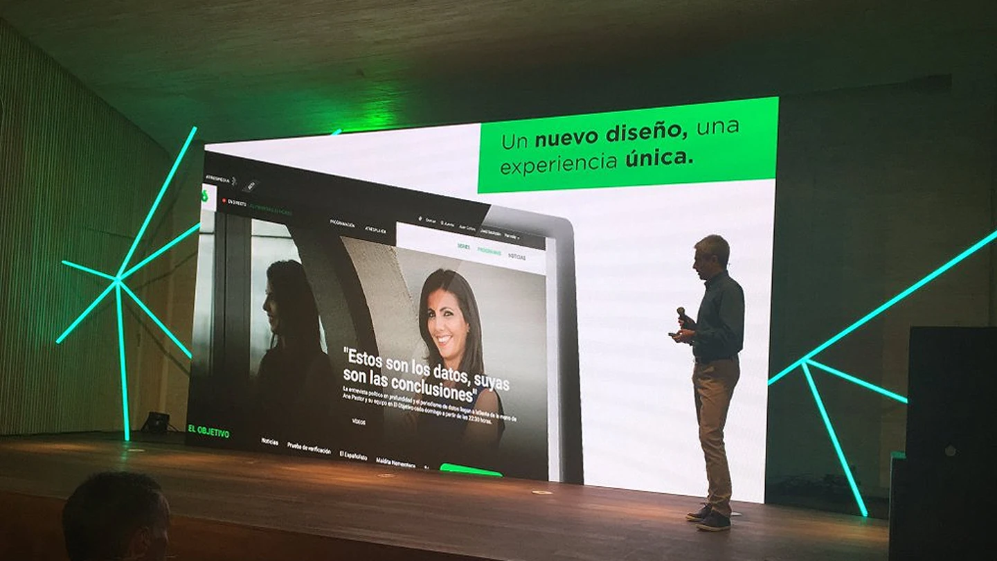 José Manuel González Pacheco en la presentación de la nueva web de laSexta José Manuel González Pacheco en la presentación de la nueva web de laSexta