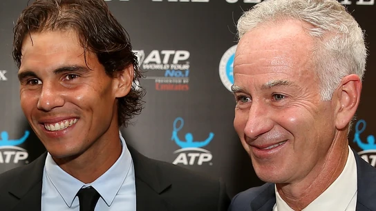 Rafa Nadal y John McEnroe Rafa Nadal y John McE