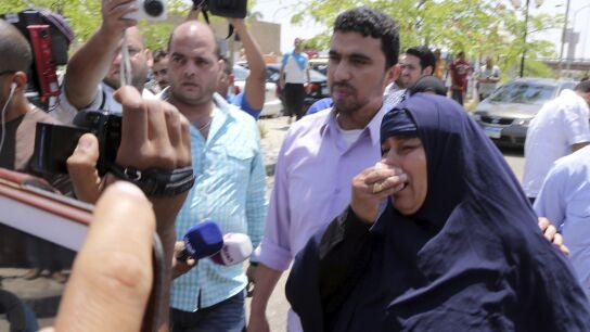  Familiares de los pasajeros del vuelo MS804 de EgyptAir