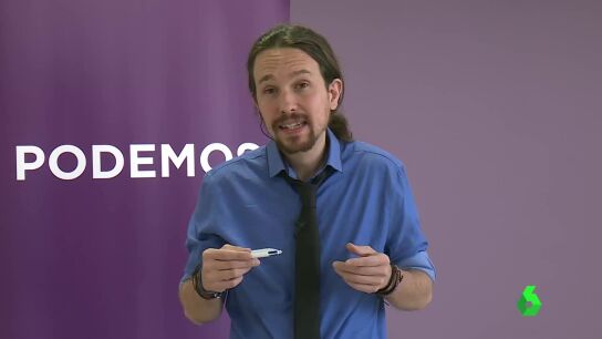 Pablo Iglesias, l&iacute;der de Podemos
