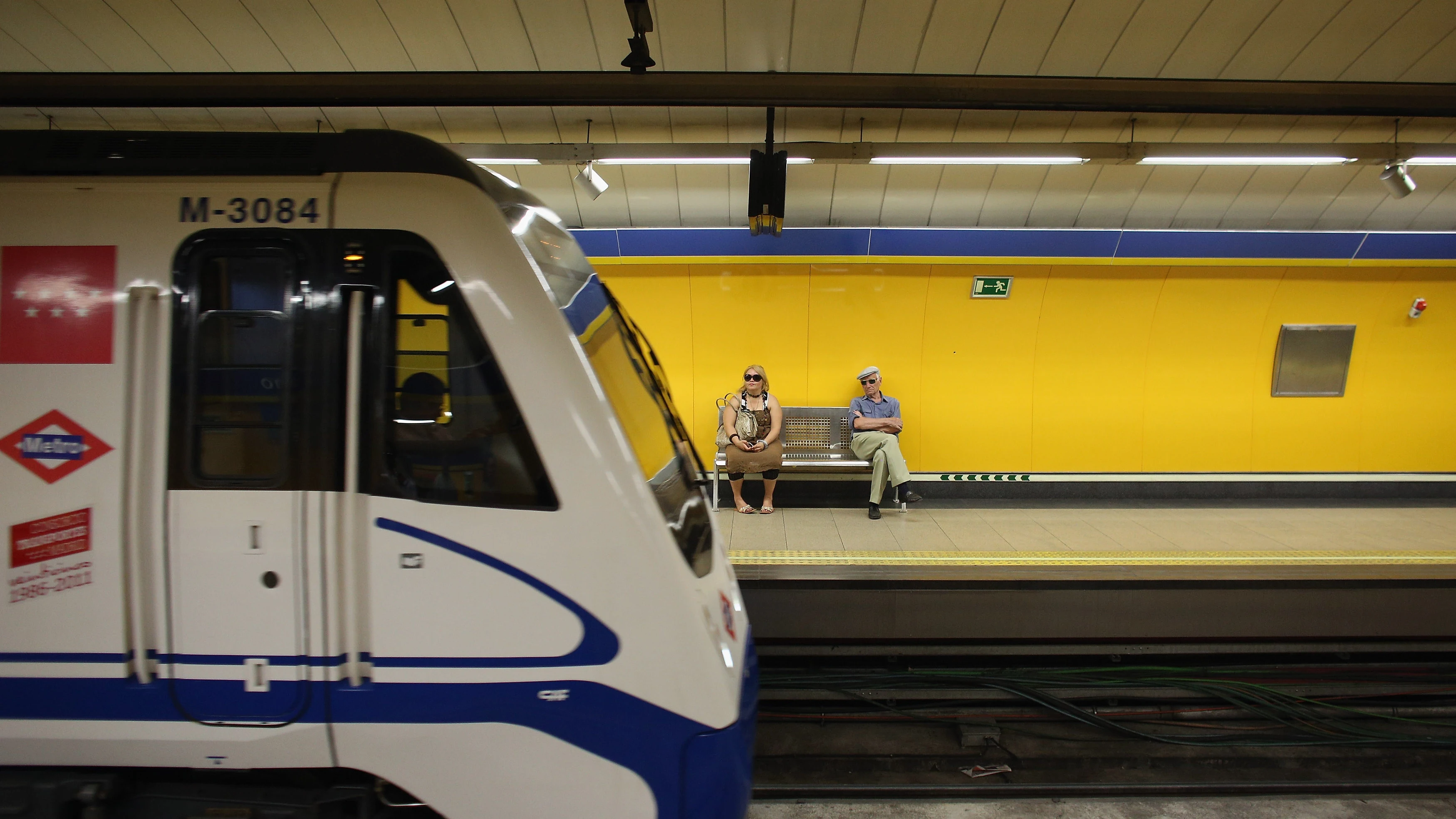 Una de las estaciones del Metro de Madrid