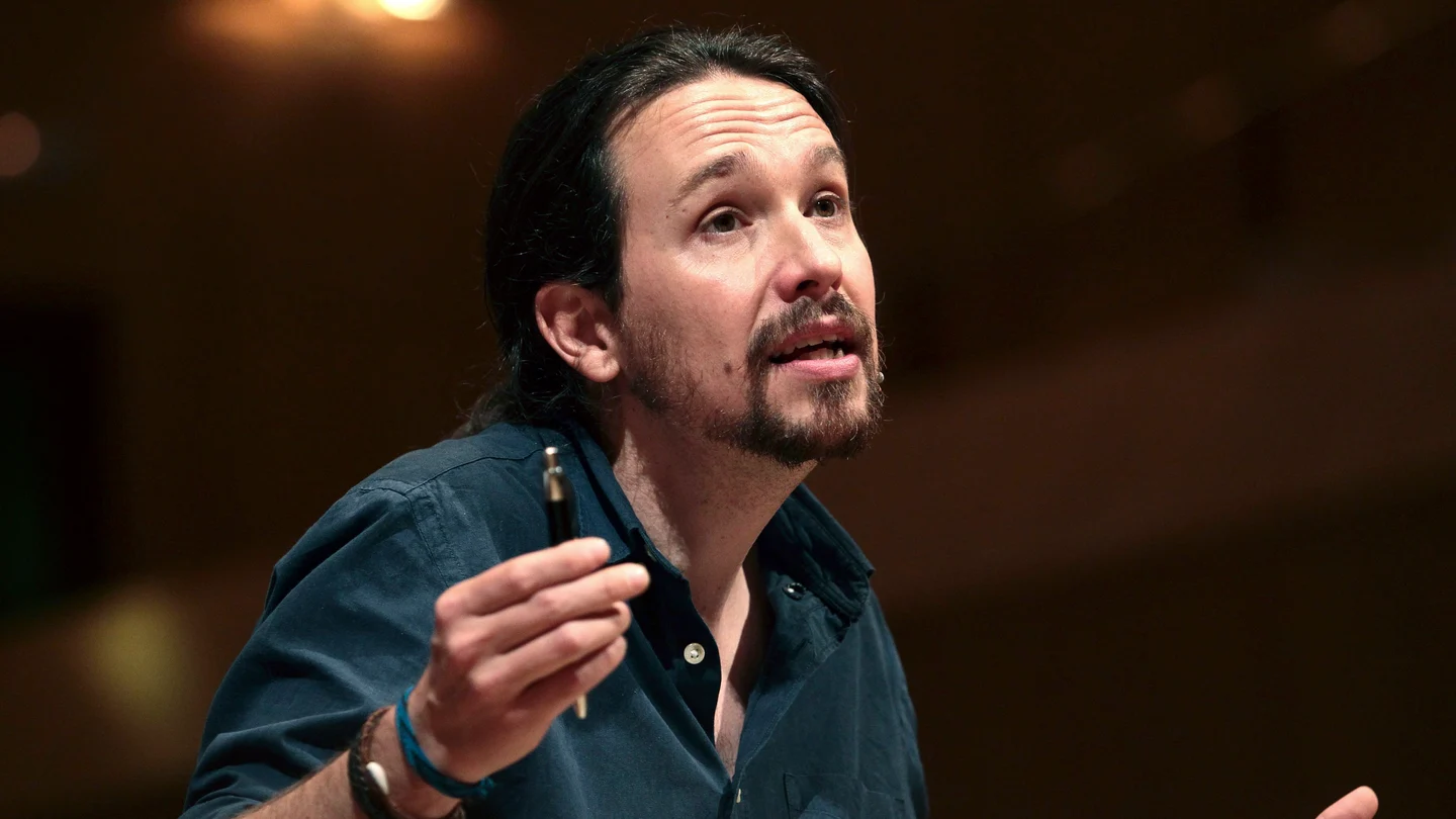 Pablo Iglesias durante su comparecencia Pablo Iglesias durante su comparecencia