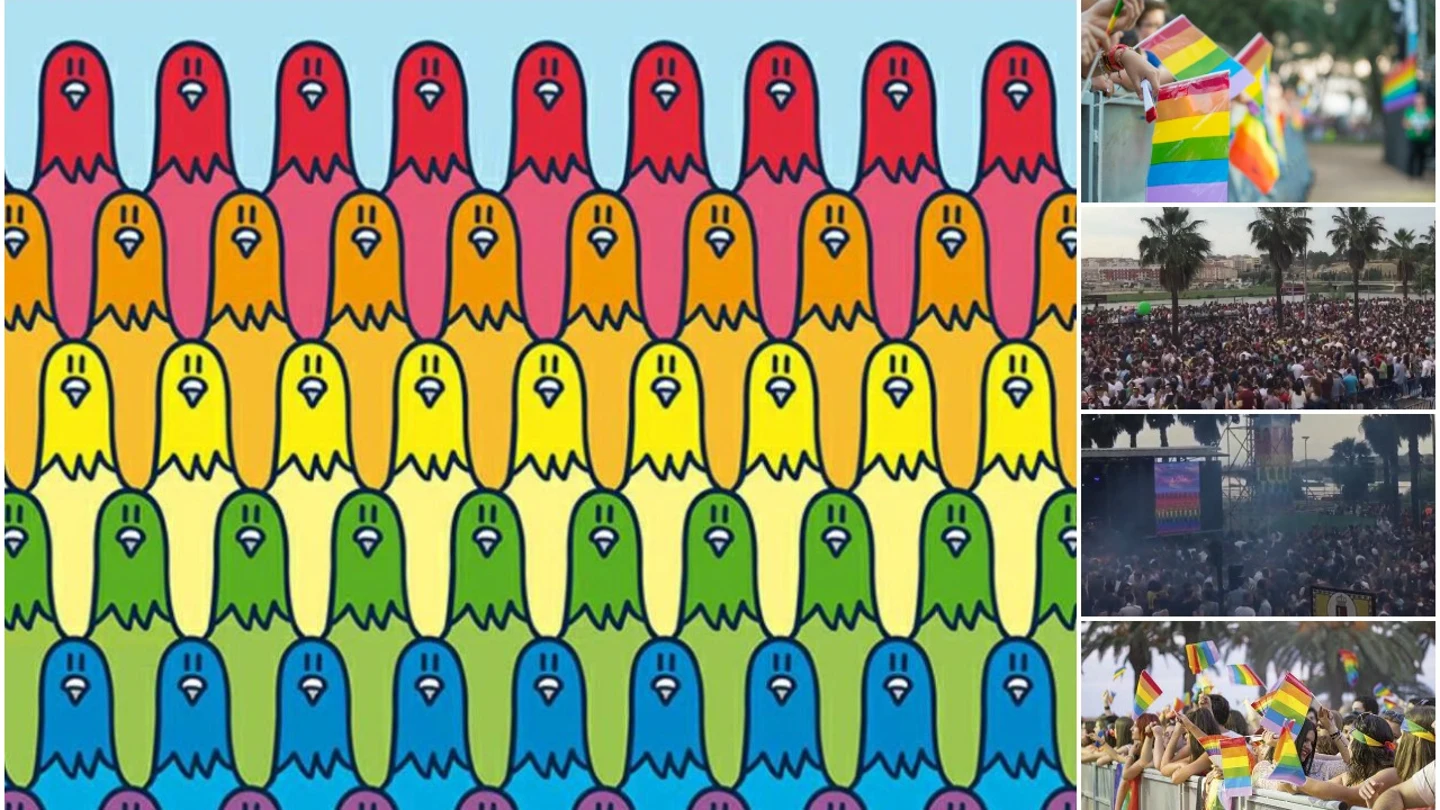 'Los Palomos' toman las calles de Badajoz en defensa de la diversidad sexual 'Los Palomos' toman las calles de Badajoz en defensa de la diversidad sexual