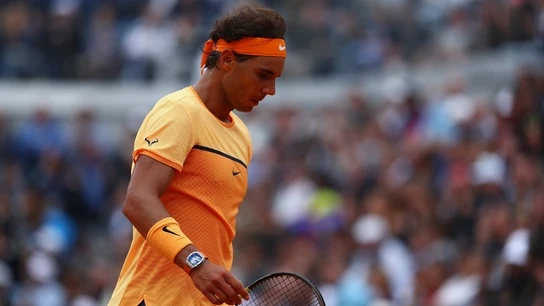 Nadal, en un partido Nadal, en un partido