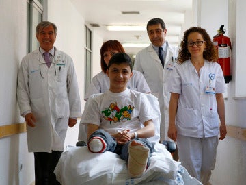 Wissam, el niño sirio operado en España Wissam, el niño sirio operado en España