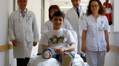 Wissam, el niño sirio operado en España Wissam, el niño sirio operado en España