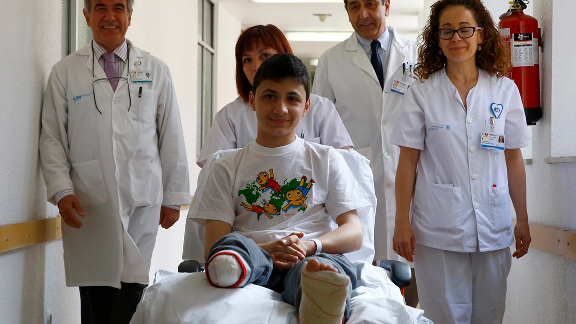Wissam, el niño sirio operado en España