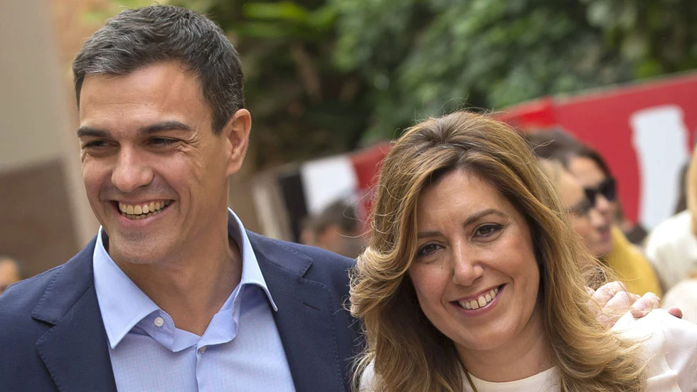 Pedro Sánchez y Susana Díaz