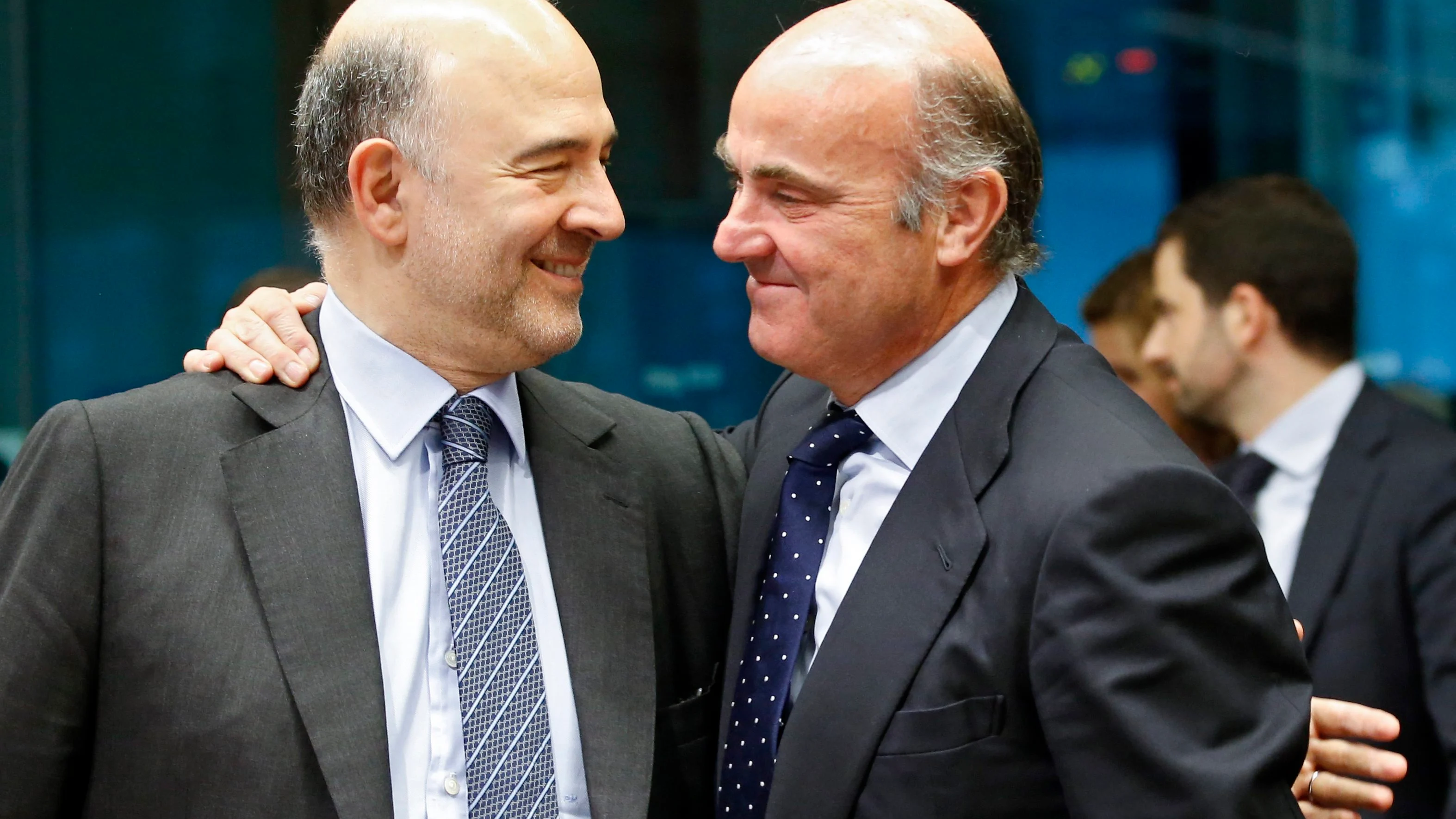 Pierre Moscovici y Luis de Guindos