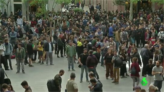 Protesta en Barcelona