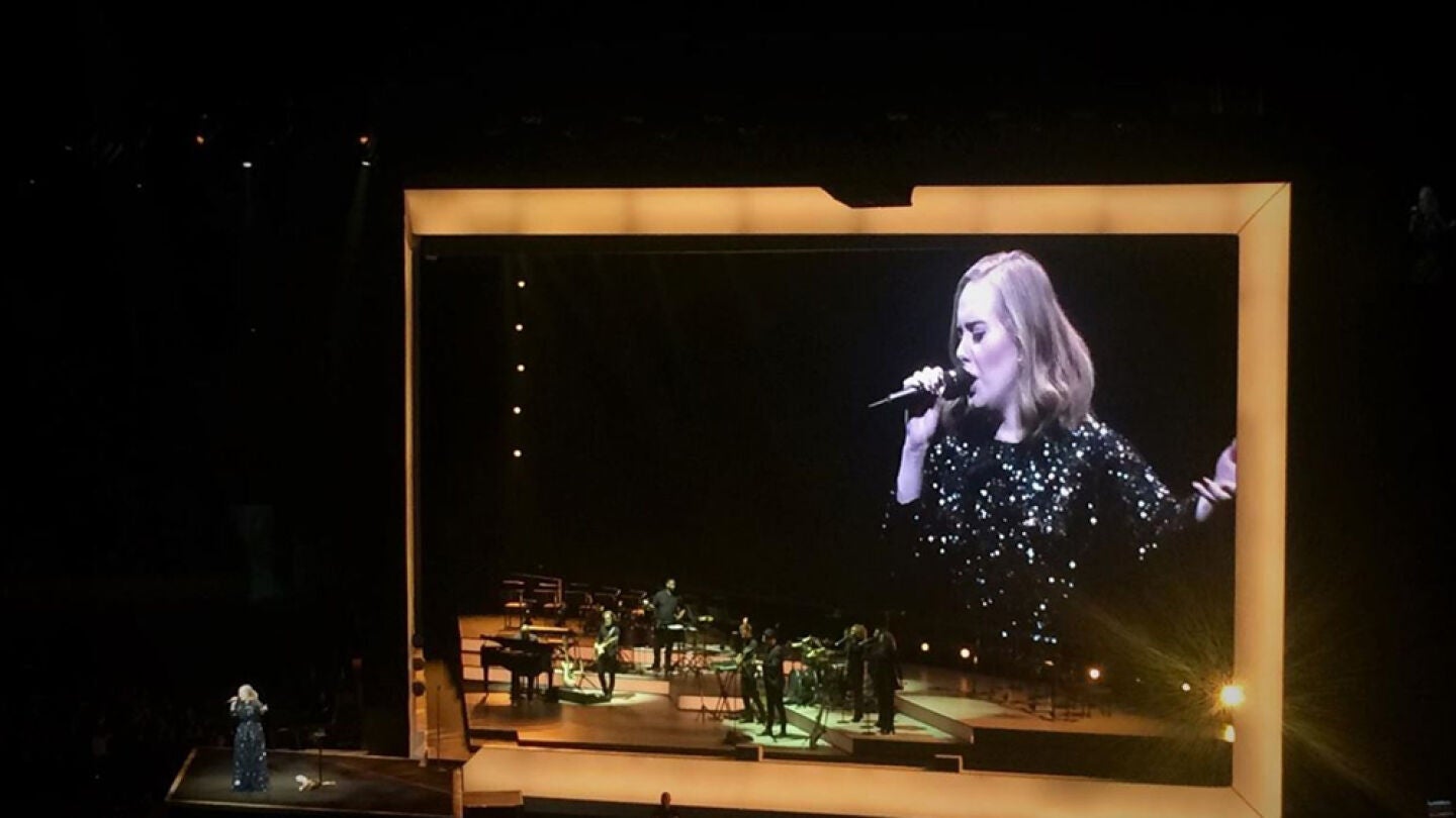 Adele cautiva en el Palau Sant Jordi