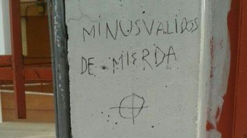 Pintadas neonazis en un colegio de Educación Especial de Madrid