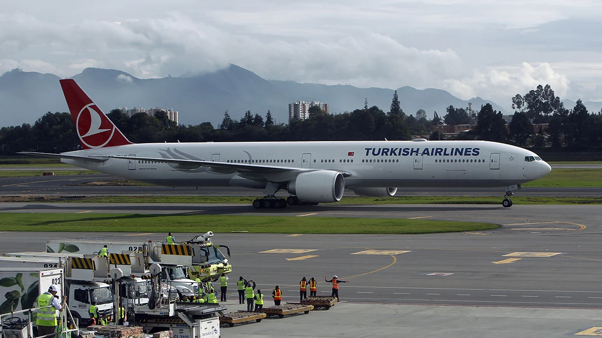 Avión de Turkish Airlines