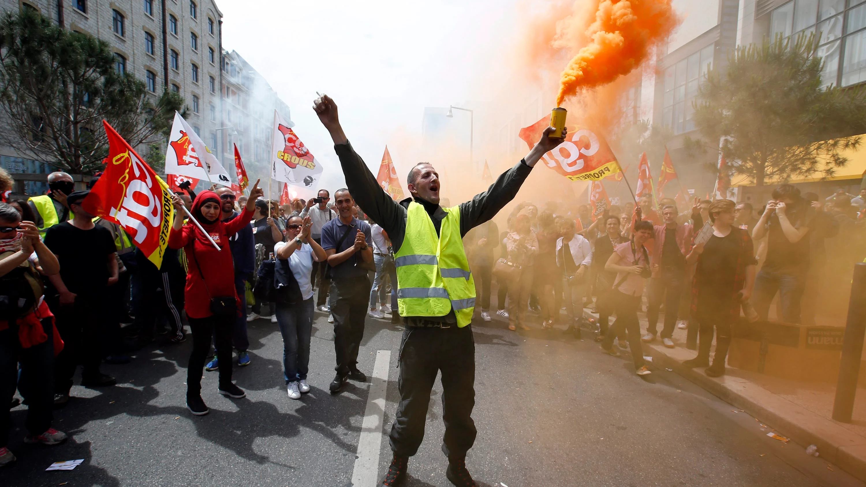 Manifestaciones en Francia