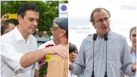 Sánchez acusa a Rajoy de ser un presidente en "B" y el PP asegura ser la única opción de estabilidad Sánchez acusa a Rajoy de ser un presidente en "B" y el PP asegura ser la única opción de estabilidad