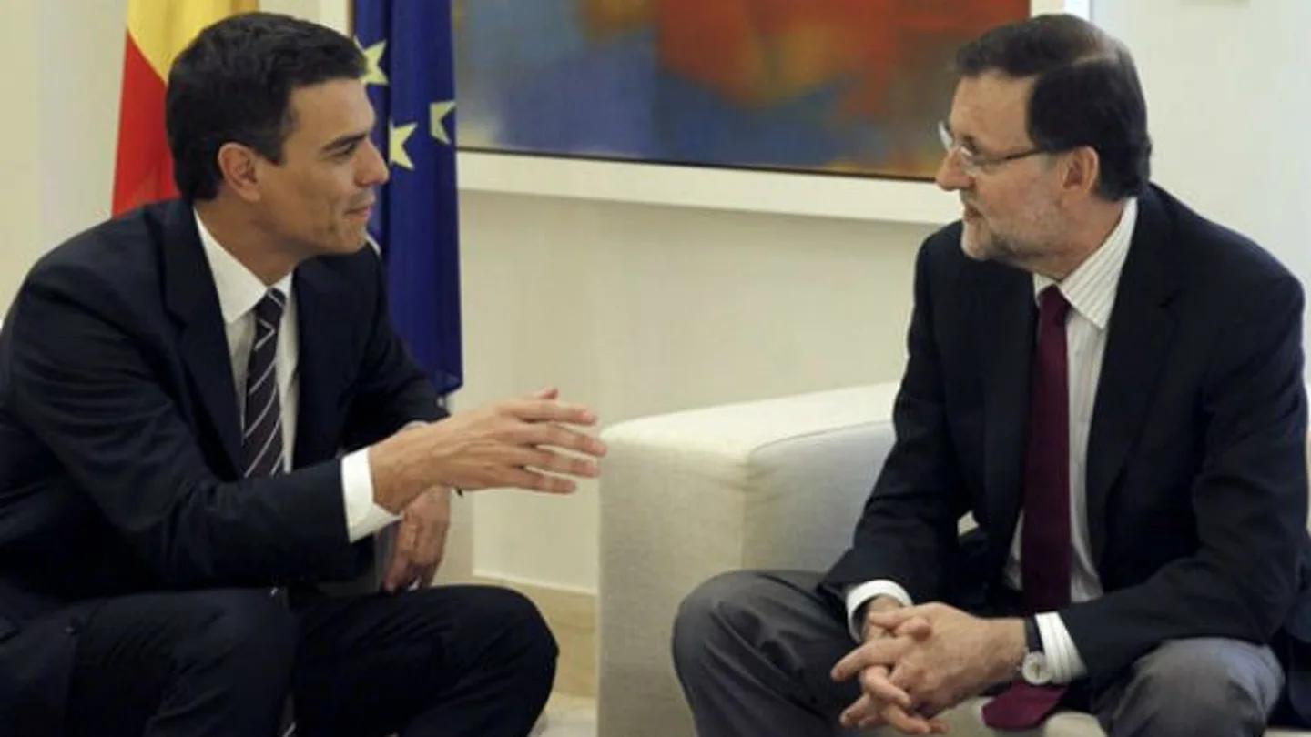 Sánchez con Rajoy Sánchez con Rajoy