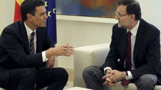 Sánchez con Rajoy Sánchez con Rajoy