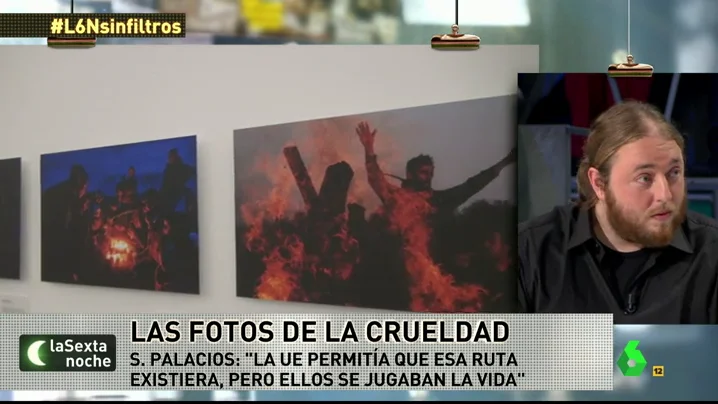 Frame 91.65696 de: Santi Palacios, fotógrafo en Idomeni: "He visto desde bebés muertos a padres destrozados"