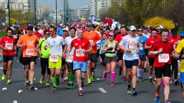 Corredores de una maratón