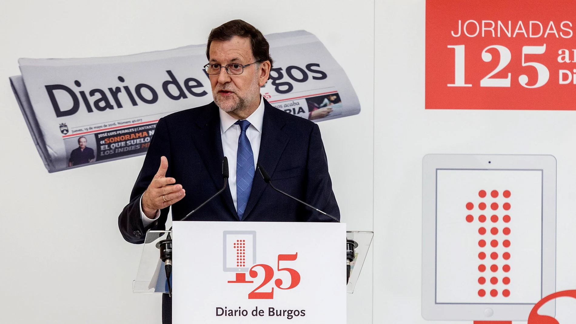  El presidente del Gobierno en funciones, Mariano Rajoy