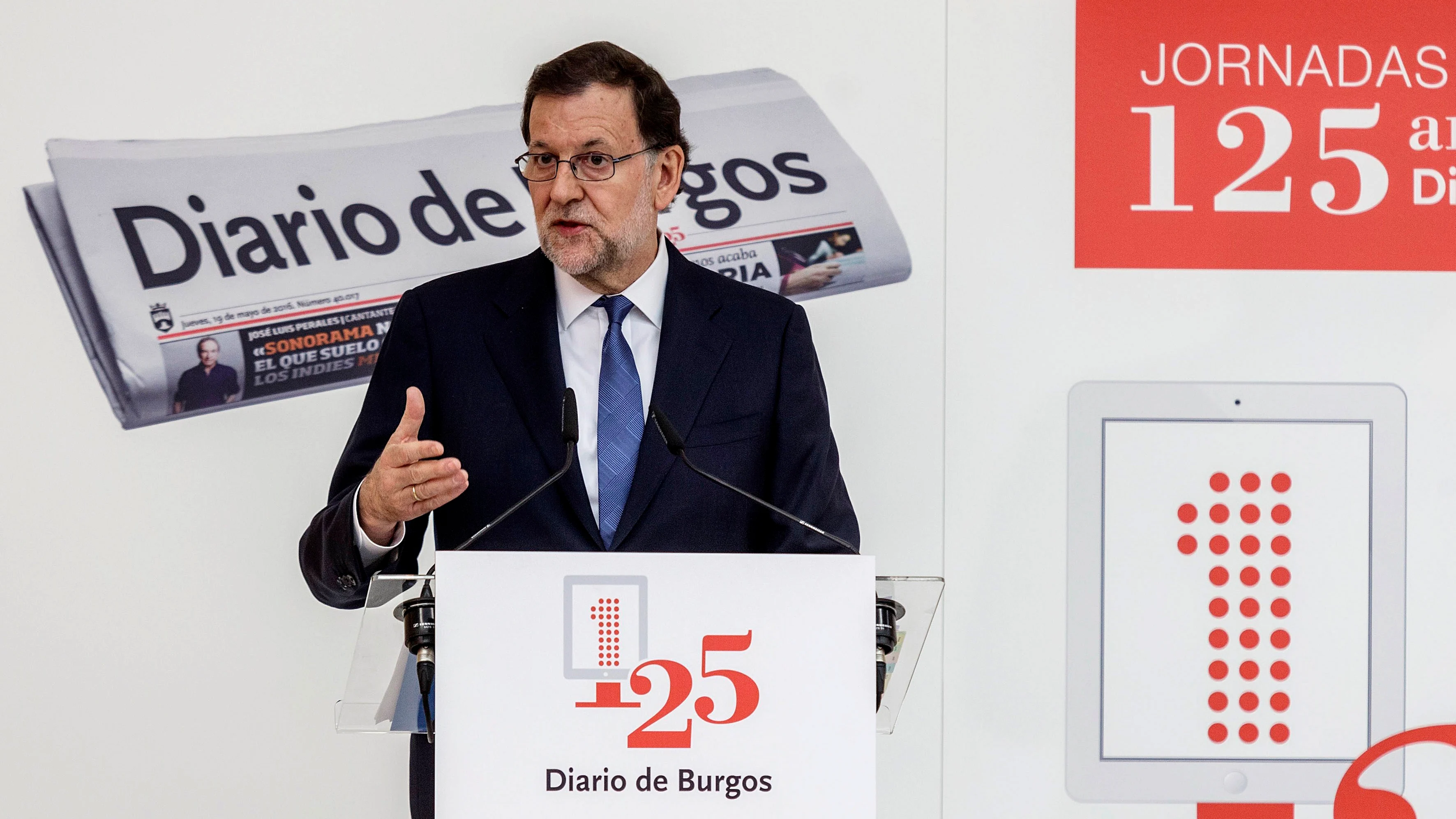  El presidente del Gobierno en funciones, Mariano Rajoy