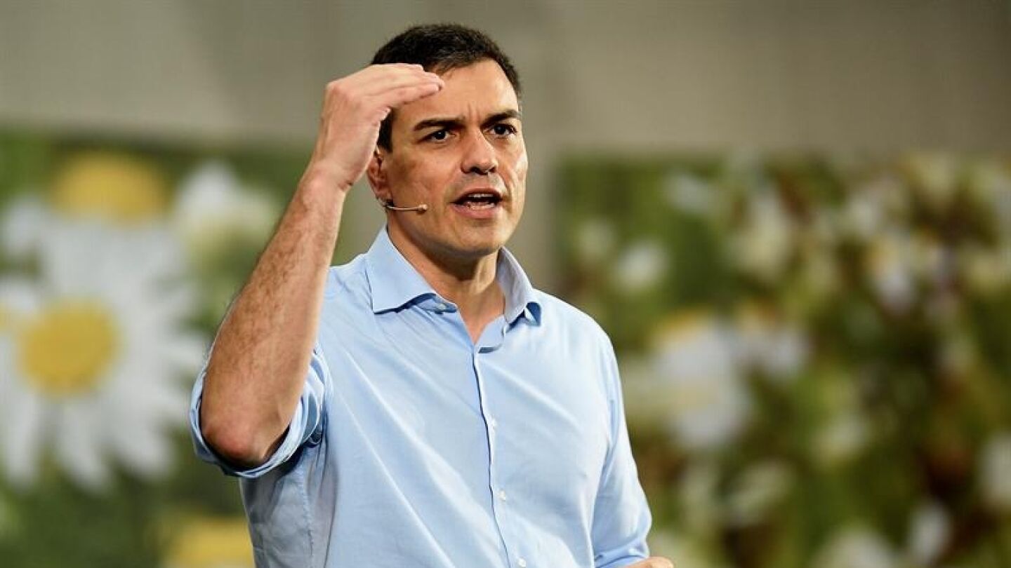 El l&iacute;der socialista, Pedro S&aacute;nchez