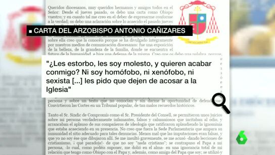 Carta del cardenal Ca&ntilde;izares