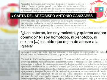 Carta del cardenal Cañizares Carta del cardenal Cañizares