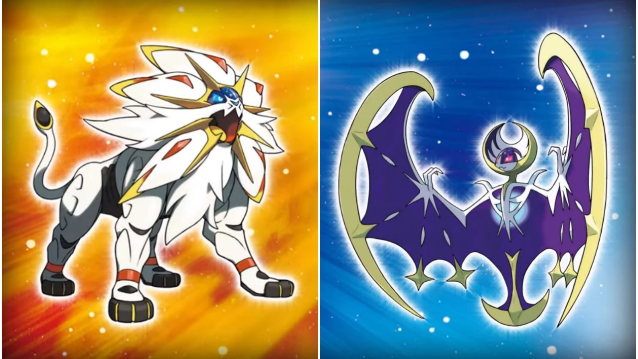 Solgaleo y Lunala, nuevos pokémons legendarios