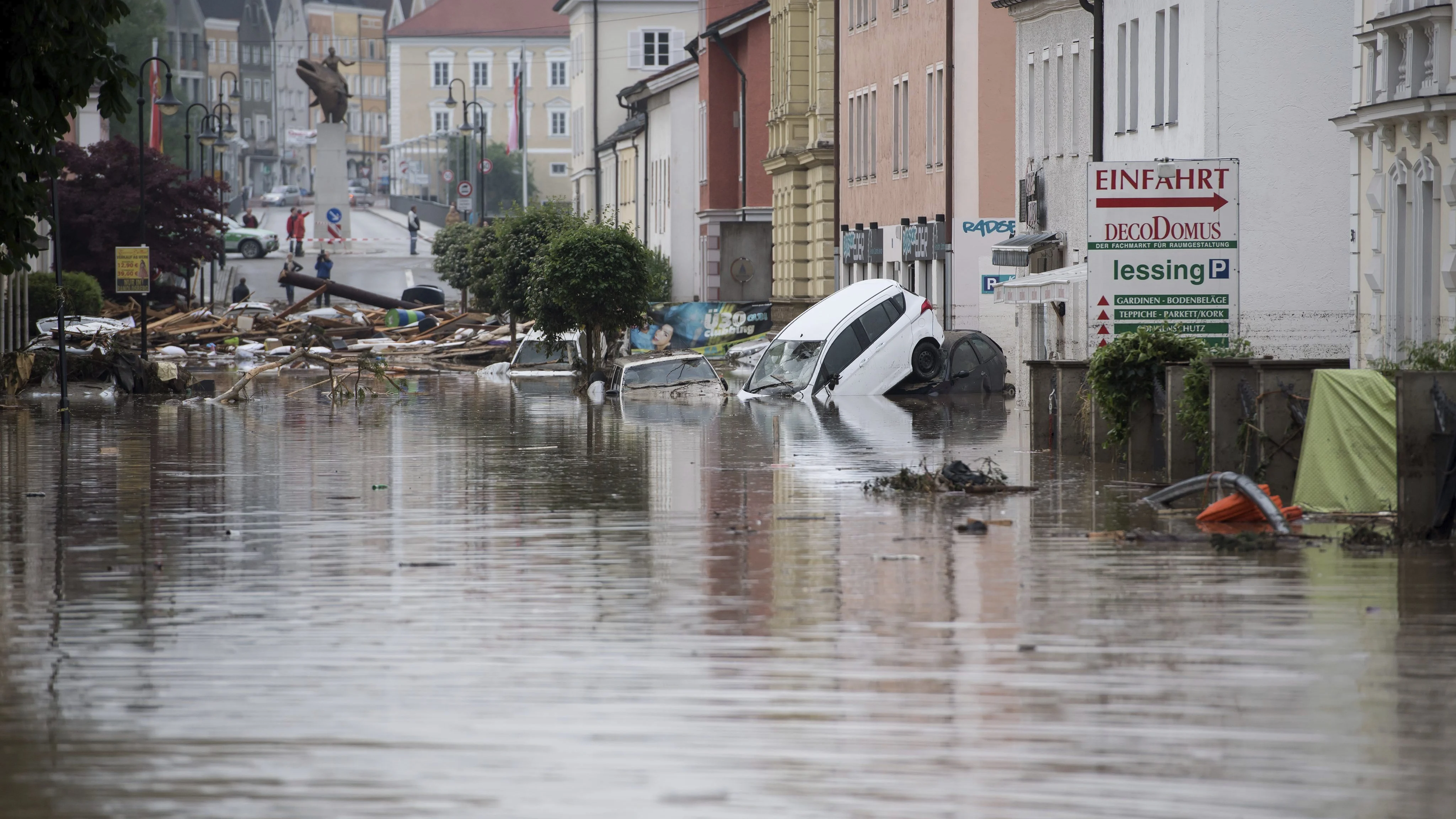 Inundaciones al sur de Alemania