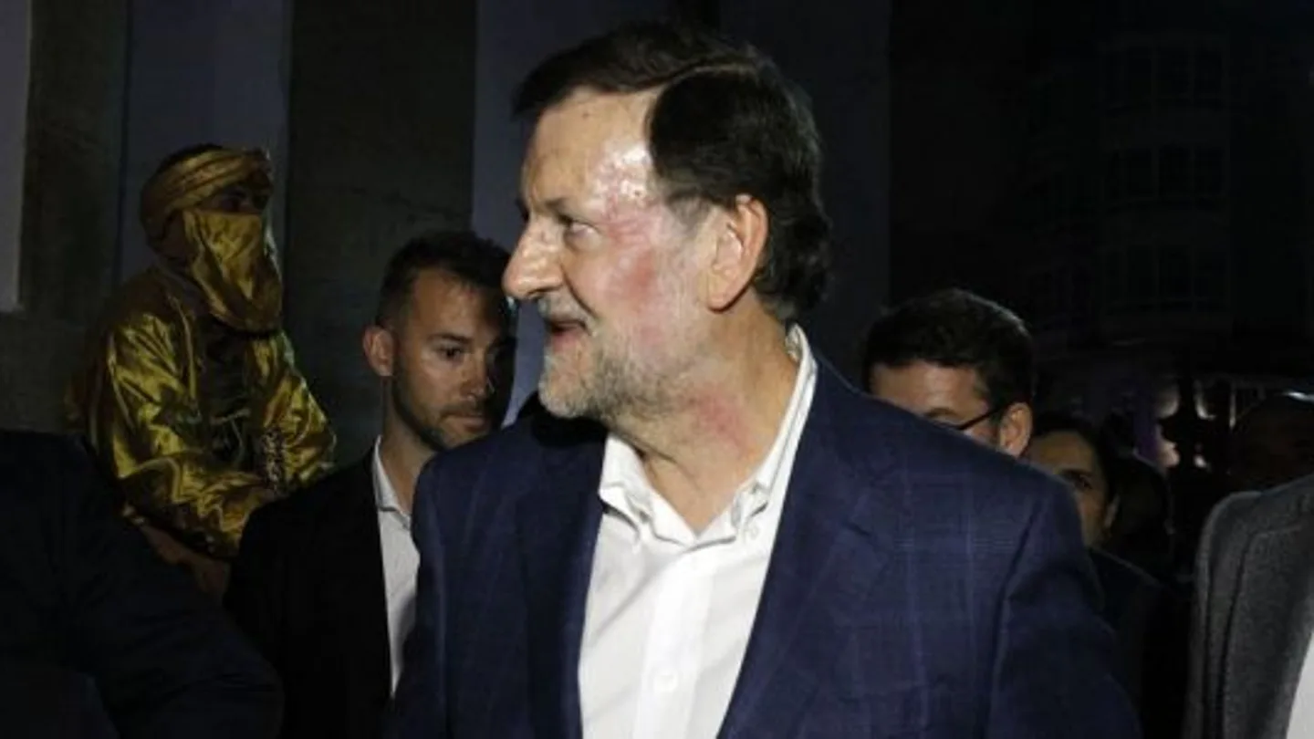 Mariano Rajoy, tras la agresión sufrida en Pontevedra Mariano Rajoy, tras la agresión sufrida en Pontevedra