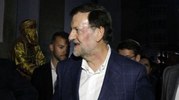 Mariano Rajoy, tras la agresión sufrida en Pontevedra