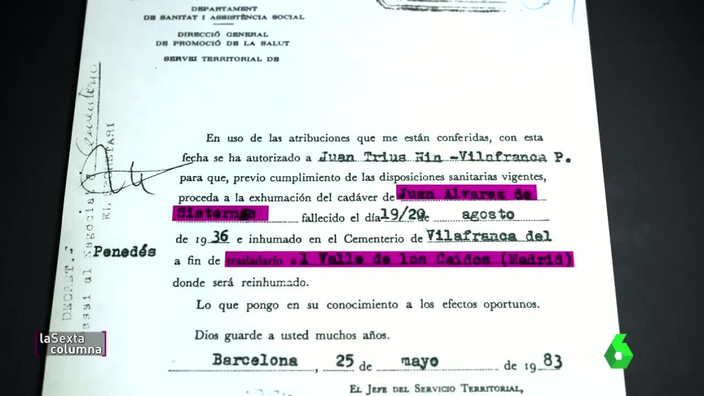 Juan &Aacute;lvarez, &uacute;ltimo cuerpo en llegar al Valle de los Ca&iacute;dos