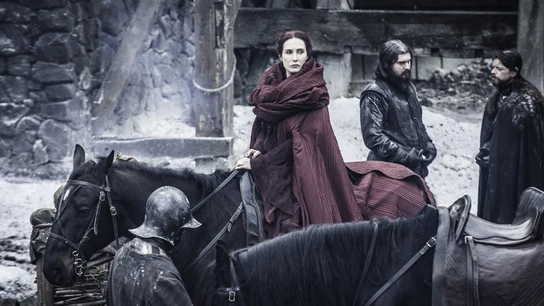Melisandre en un frame de Juego de Tronos Melisandre en un frame de Juego de Tronos
