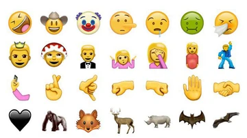 Imagen de los 72 nuevos emojis para 2016 Imagen de los 72 nuevos emojis para 2016