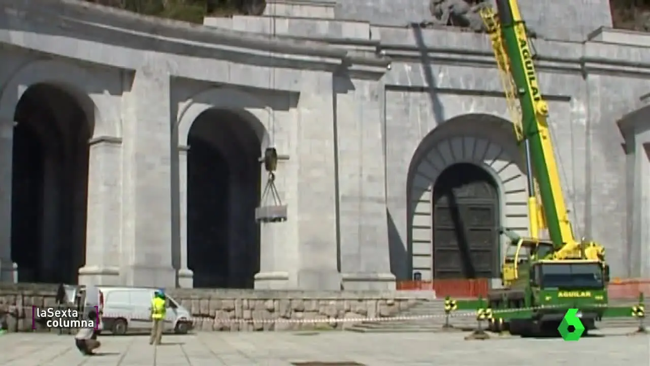 Obras en el Valle de los Caídos