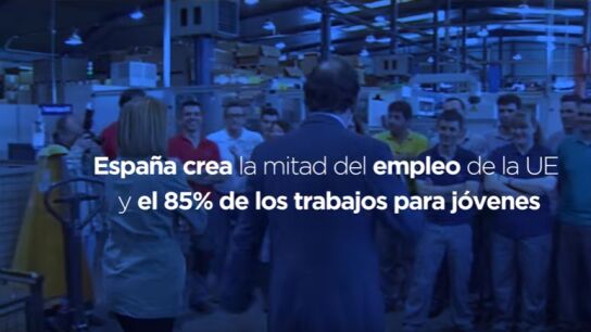 Imagen del v&iacute;deo "El paro baja de los 4 000 000 millones"