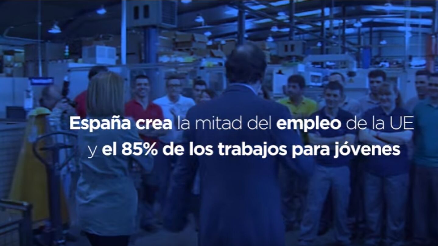 Imagen del v&iacute;deo "El paro baja de los 4 000 000 millones"