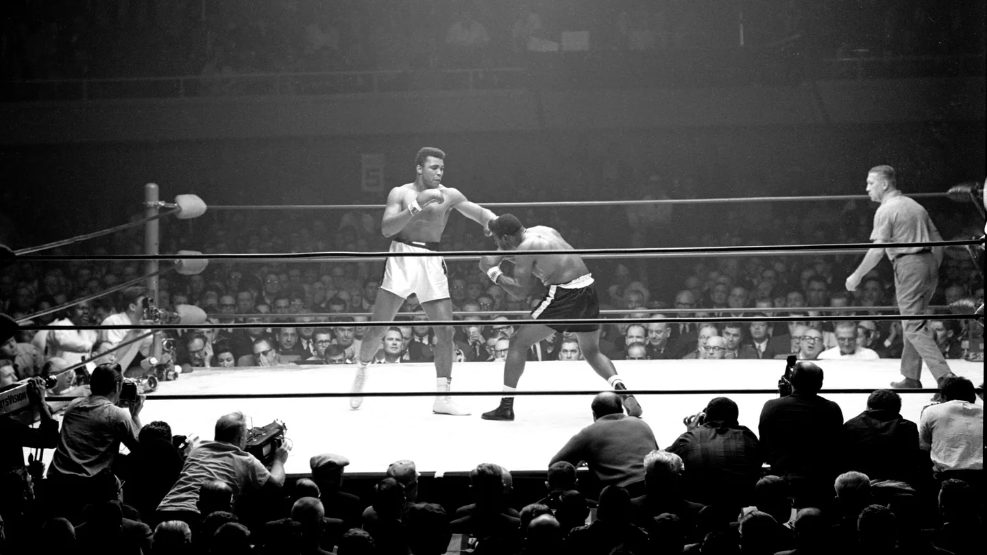 Muhammad Ali durante un combate Muhammad Ali durante un combate