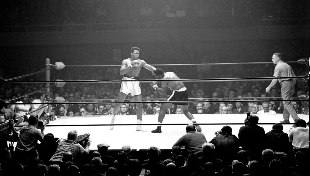 Muhammad Ali durante un combate