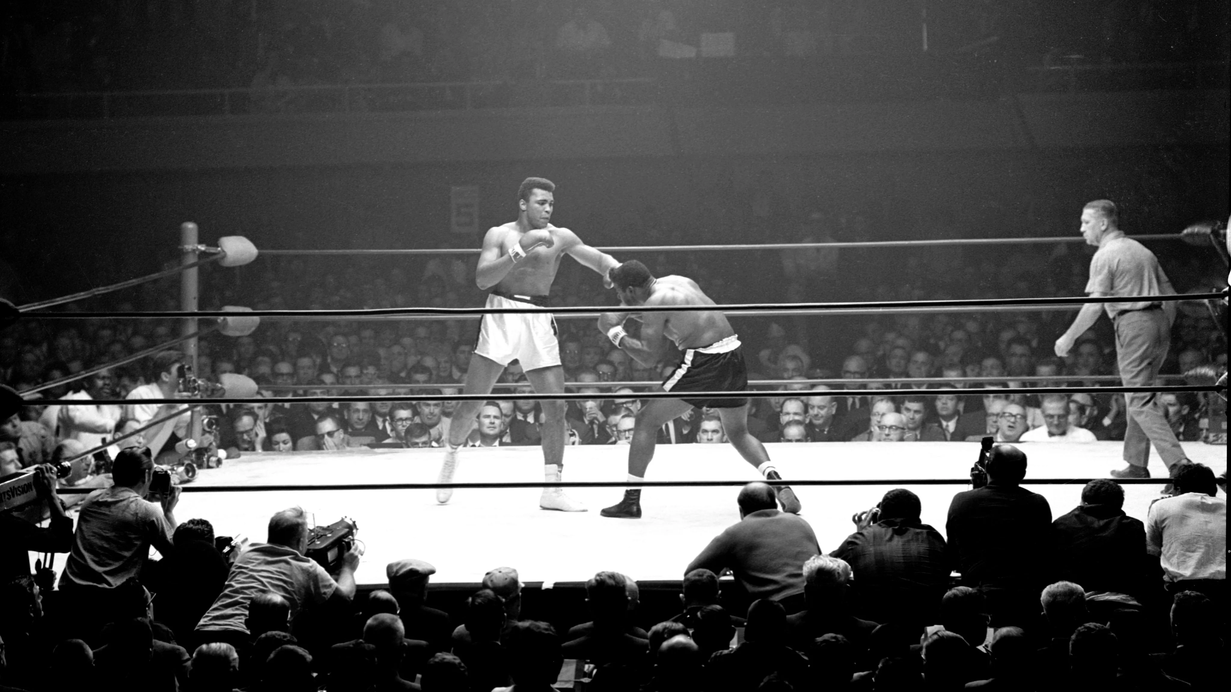 Muhammad Ali durante un combate