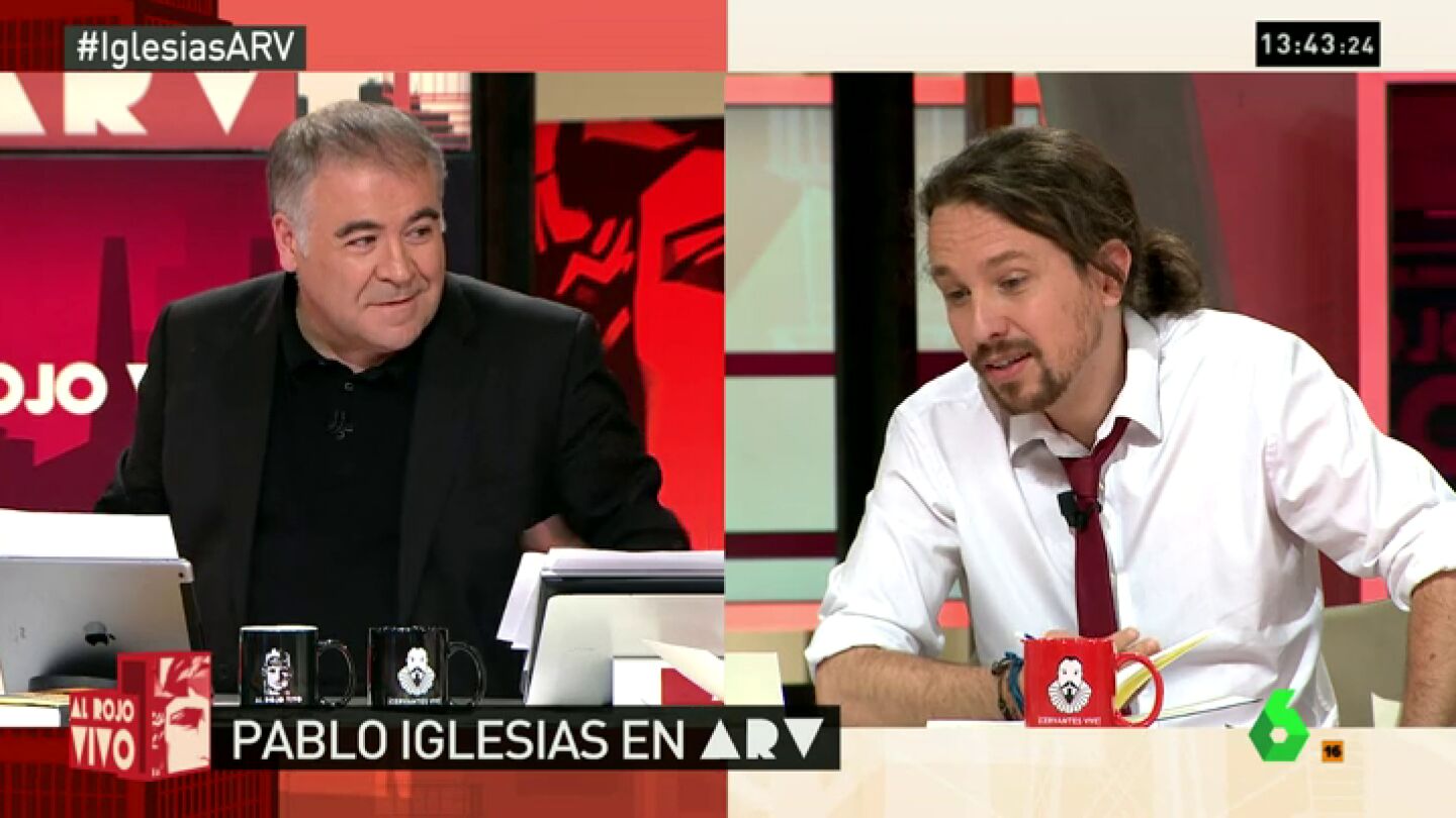 Frame 17.228202 de: Pablo Iglesias ironiza sobre las cr&iacute;ticas de Ciudadanos a la ausencia de aire acondicionado en el debate: "Fue brutal"