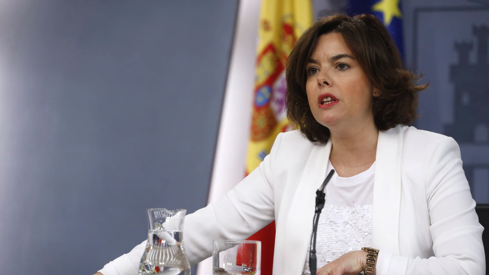 La vicepresidenta del Gobierno, Sáenz de Santamaría