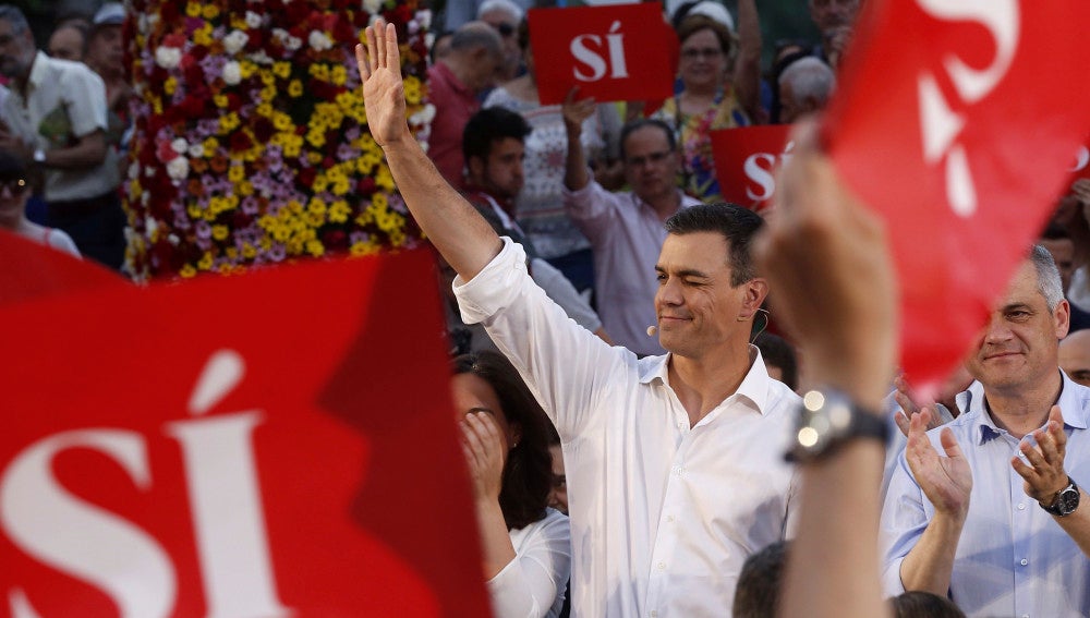 Pedro Sánchez, candidato del PSOE a la Presidencia del Gobierno